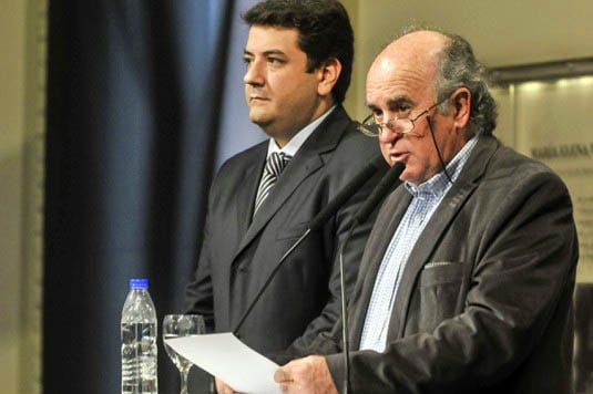 Oscar Parrilli y Juan Martín Mena.