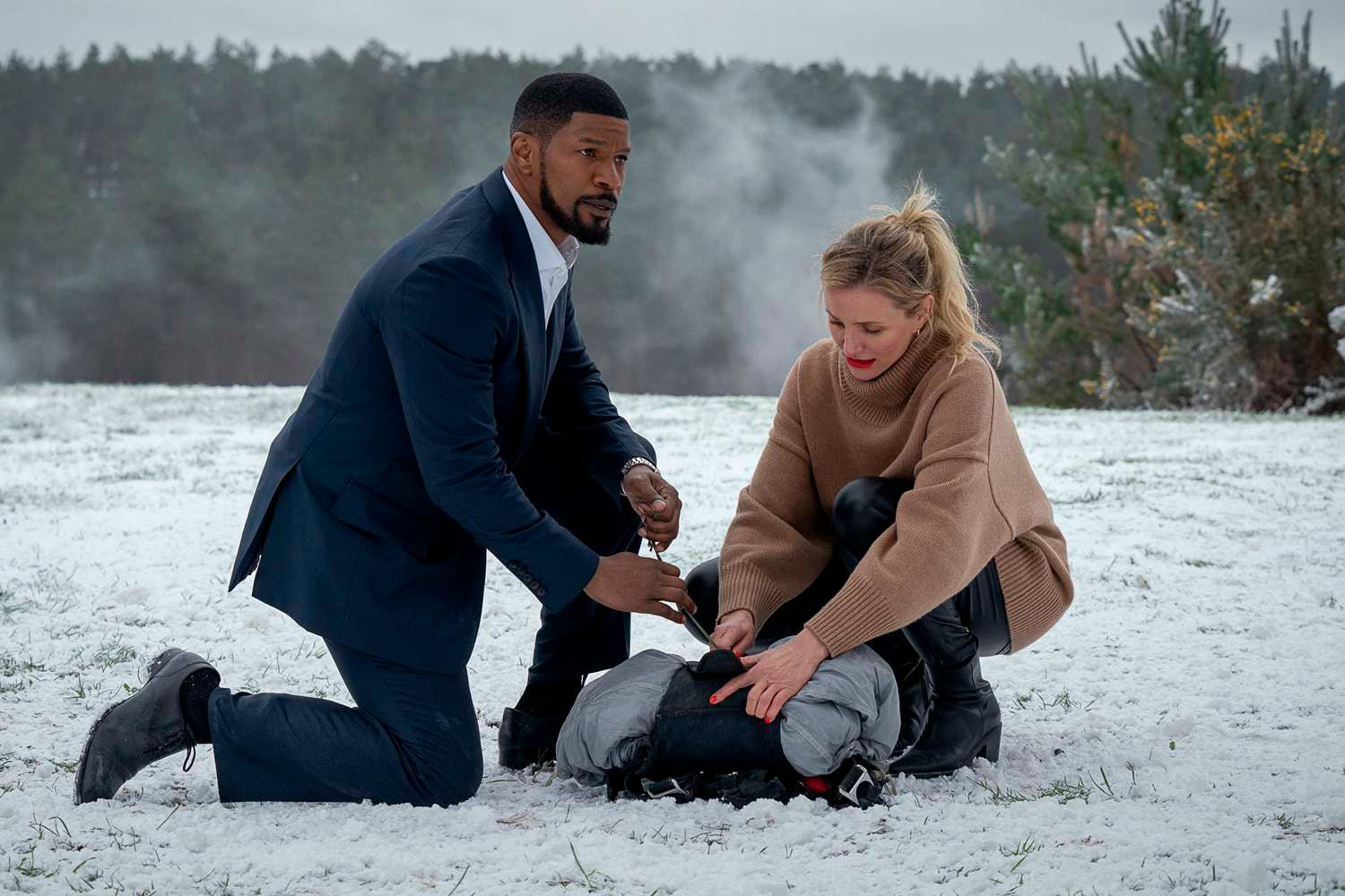 Jamie Foxx y Cameron Diaz son una pareja de espías del MI6 británico.