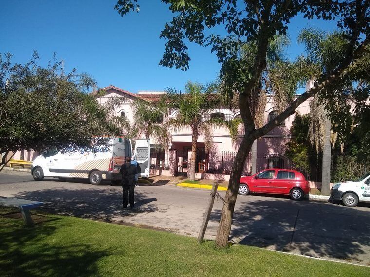 El geriátrico Santa Lucía, en la localidad de Saldán, donde se multiplicaron los contagios.