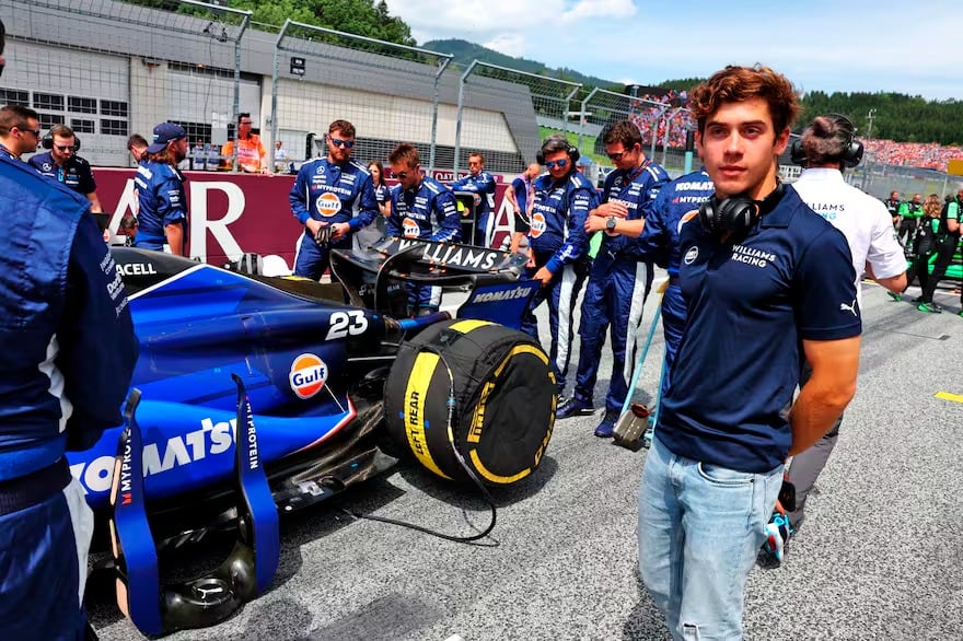 Colapinto fue de menor a mayor en la FP1 de Silverstone