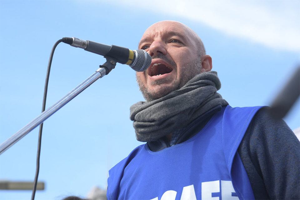 Rodrigo Alonso, secretario general de Amsafe.