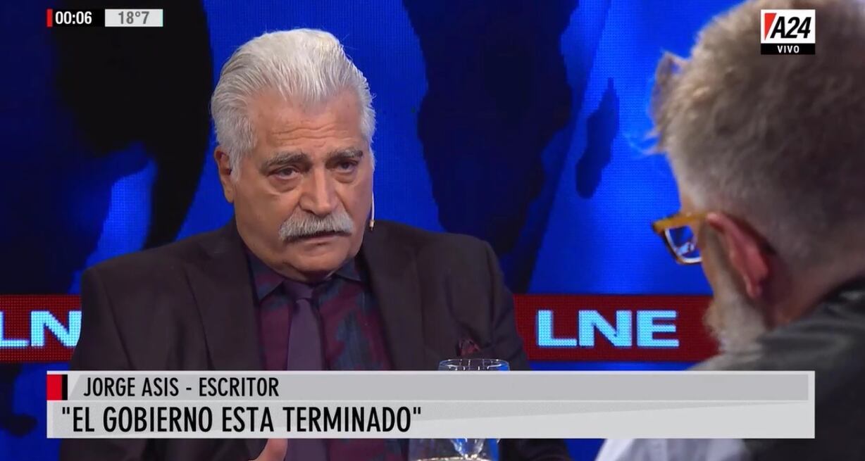 "Los muchachos del Gobierno se metieron en un frasco", dijo Asís.