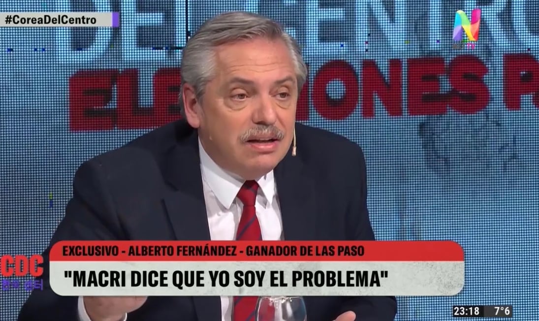 Fernández señaló al Ministro de Economía, Nicolás Dujovne, por sus bienes en el exterior.