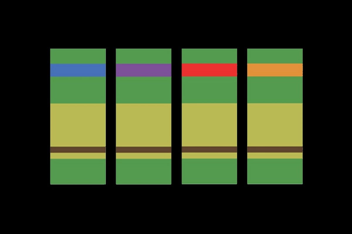 Las "tortugas adolescentes mutantes ninjas" de Peter Laird y Kevin Eastman son uno de los cuartetos más reconocibles del último medio siglo