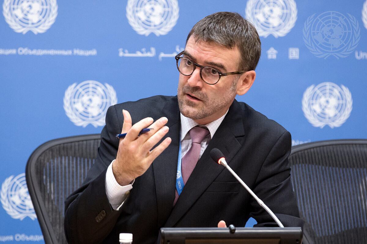 El relator de la ONU Bernard Duhaime.