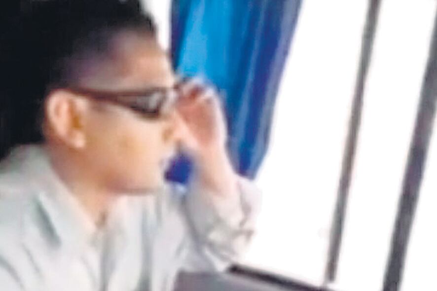 Lusardi registró el video el miércoles, tras subir al 129.