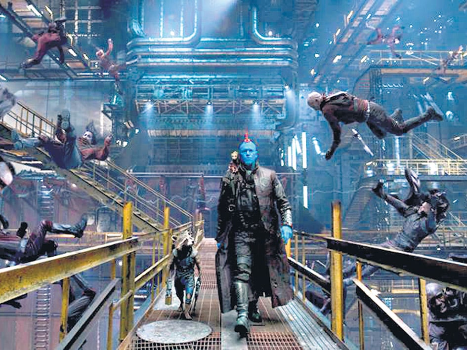 Guardianes de la Galaxia asume sin pudor su condición de comedia, pero no relega la acción.