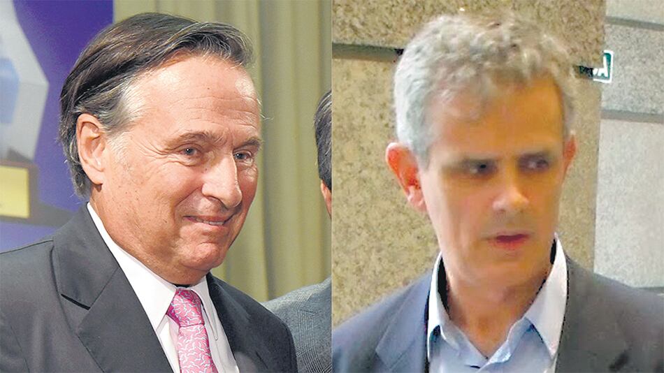 Carlos Miguens Bemberg y Ricardo Mihura Estrada, dos de los empresarios que aportaron a la campaña.
