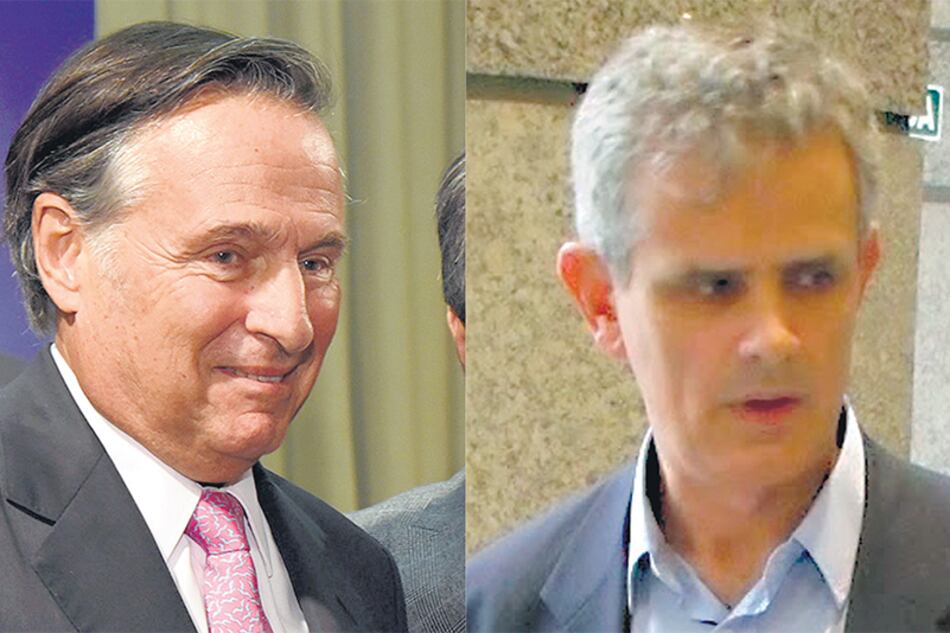 Carlos Miguens Bemberg y Ricardo Mihura Estrada, dos de los empresarios que aportaron a la campaña.