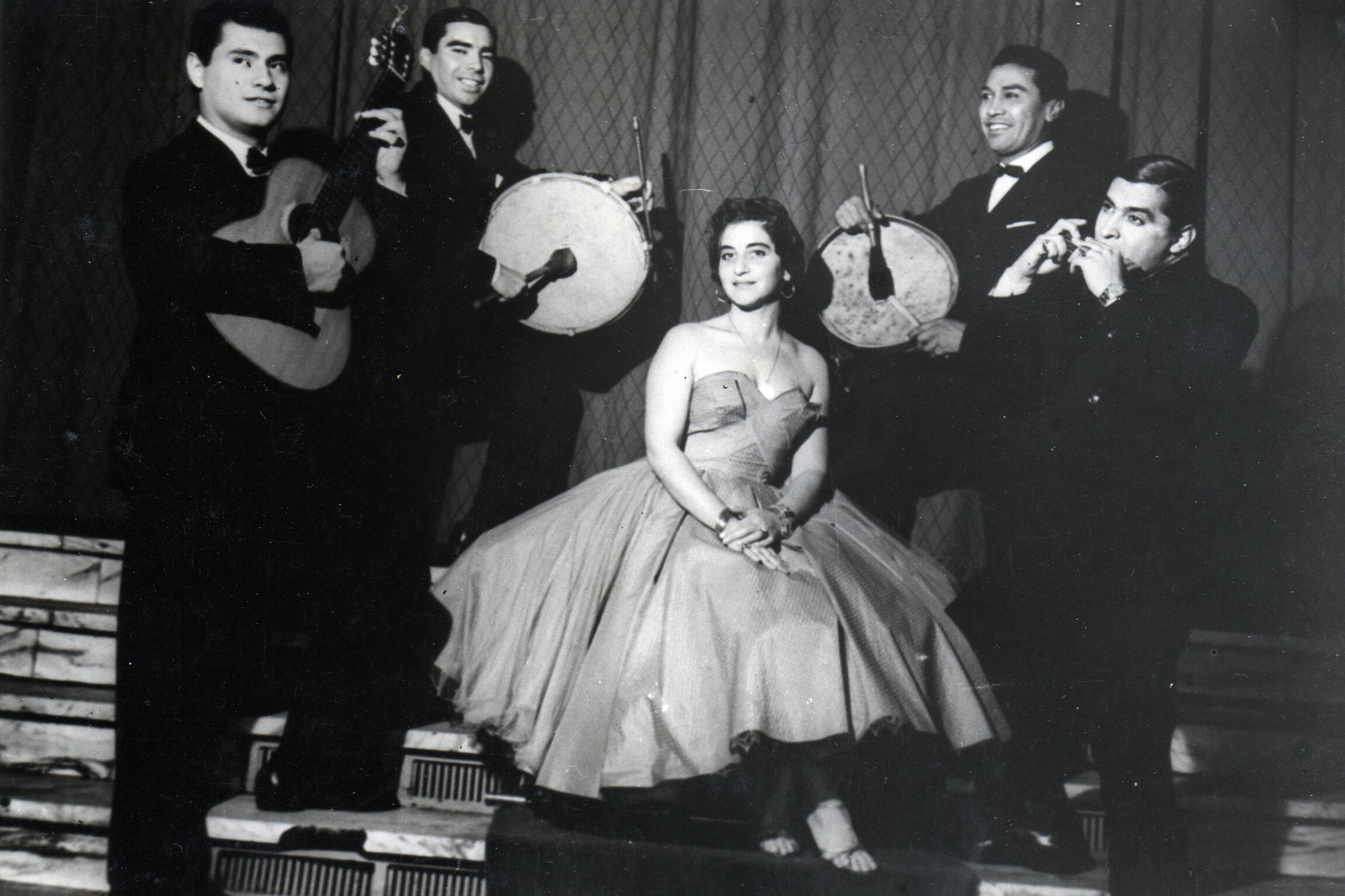 Hugo Díaz y los Changos, que incluía a su mujer Victoria y su cuñado Domingo Cura.