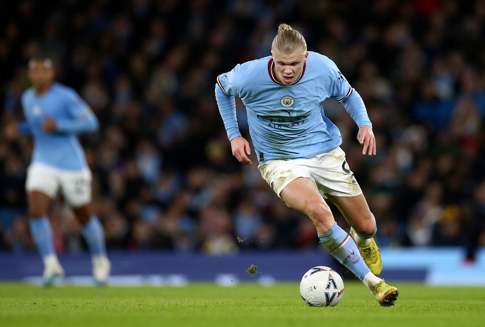 El delantero noruego Erling Haaland, de 22 años.