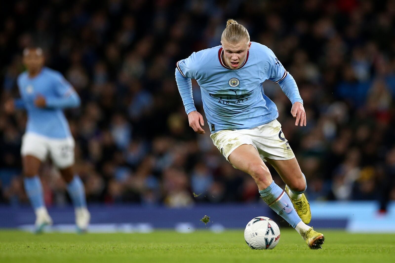 El delantero noruego Erling Haaland, de 22 años.