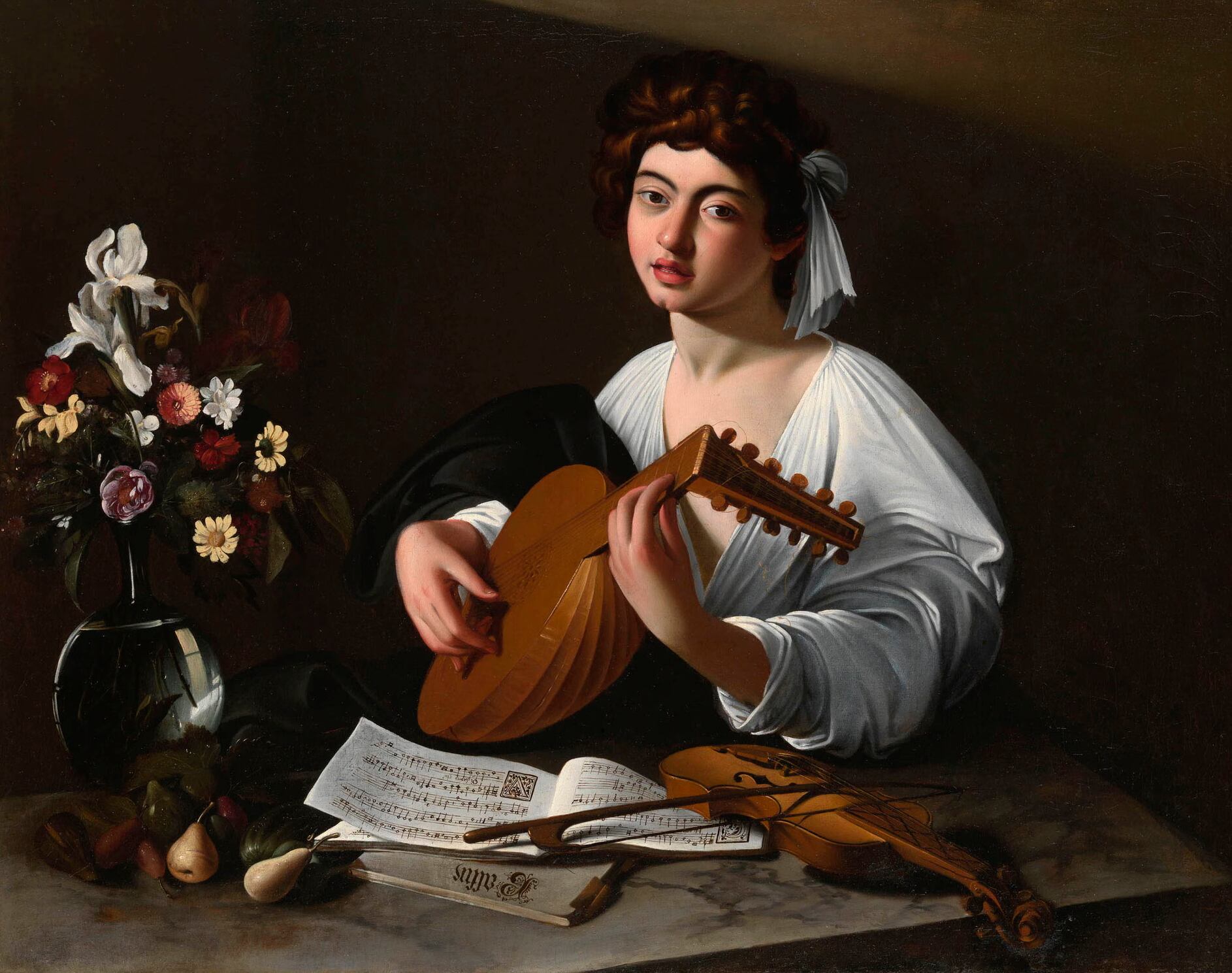 El cuadro El tocador de laúd.