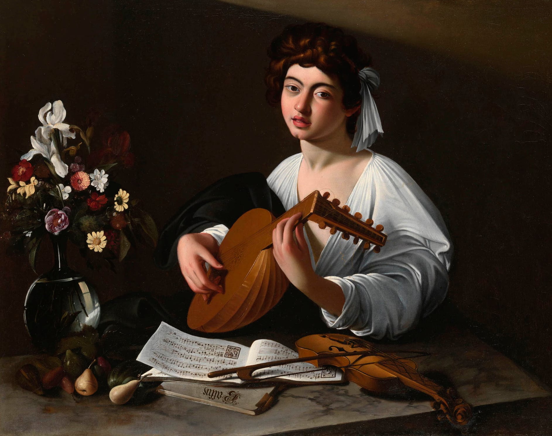 El cuadro El tocador de laúd.