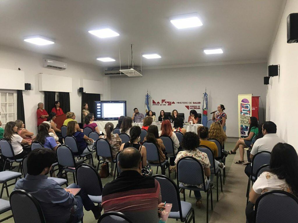 Presentación del monitoreo en el Ministerio de Salud. 