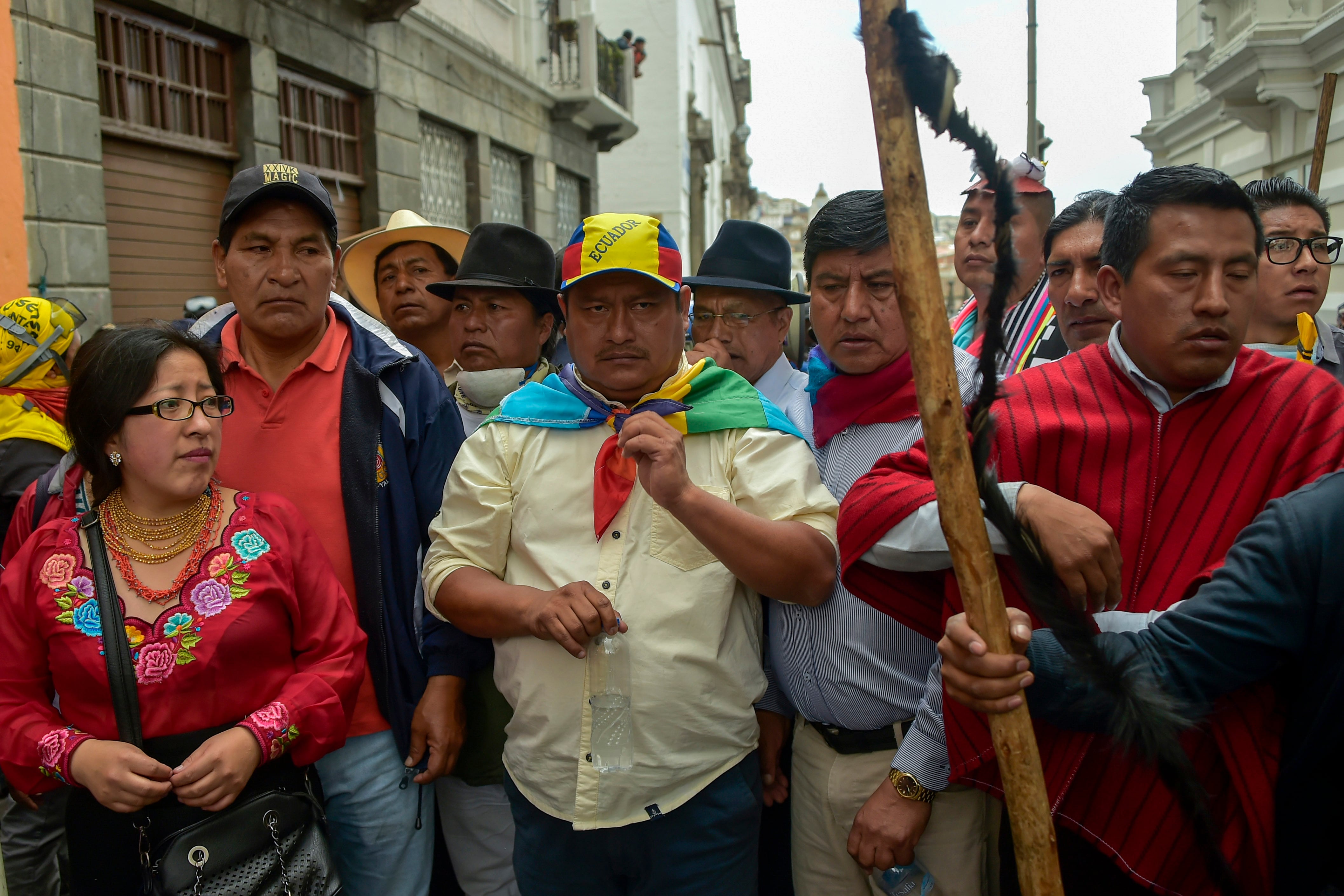 Jaime Vargas, presidente de Conaie.