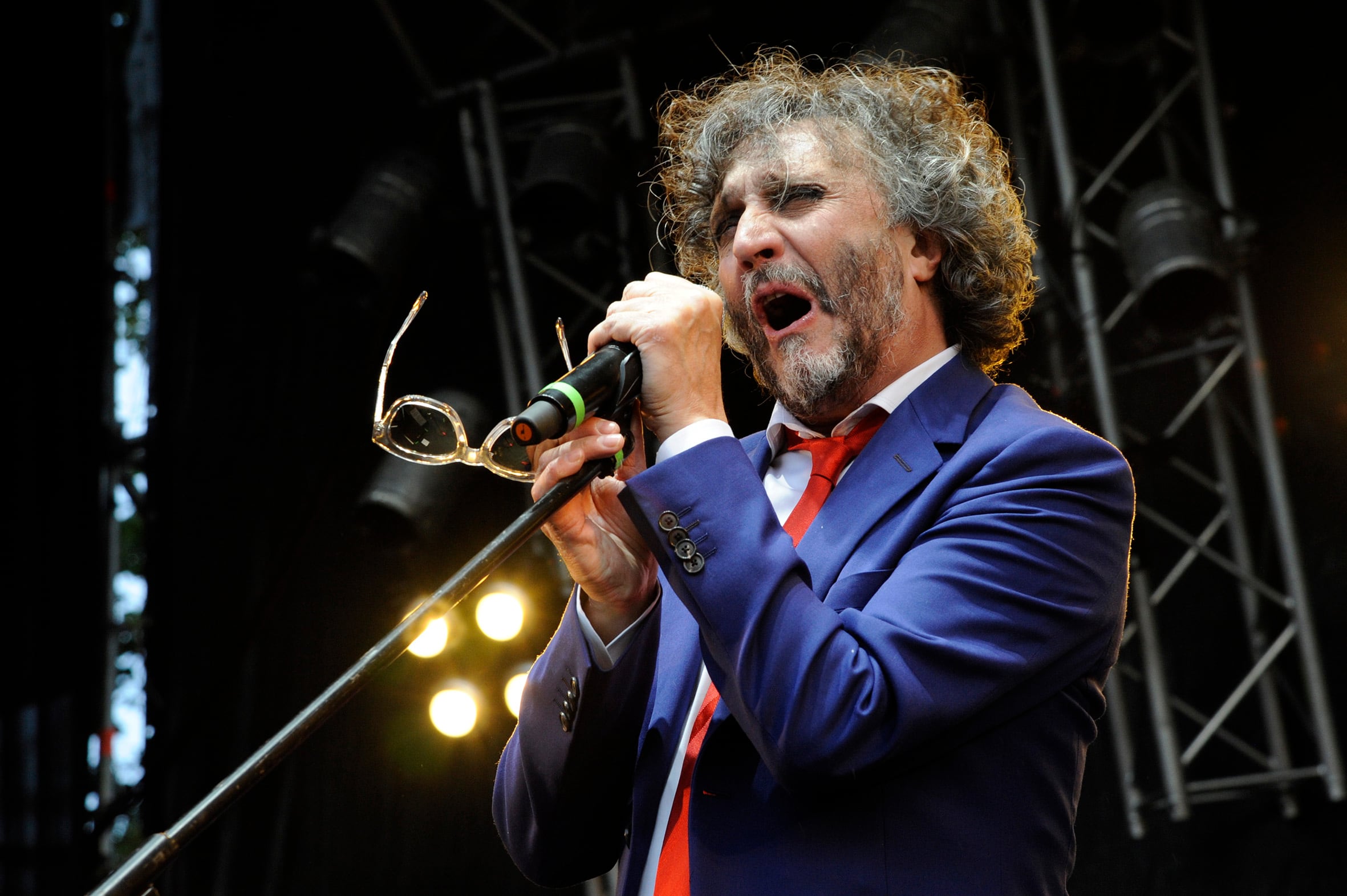 Fito Páez presentó su nuevo disco, "La ciudad liberada", con un show en Plaza San Martín.