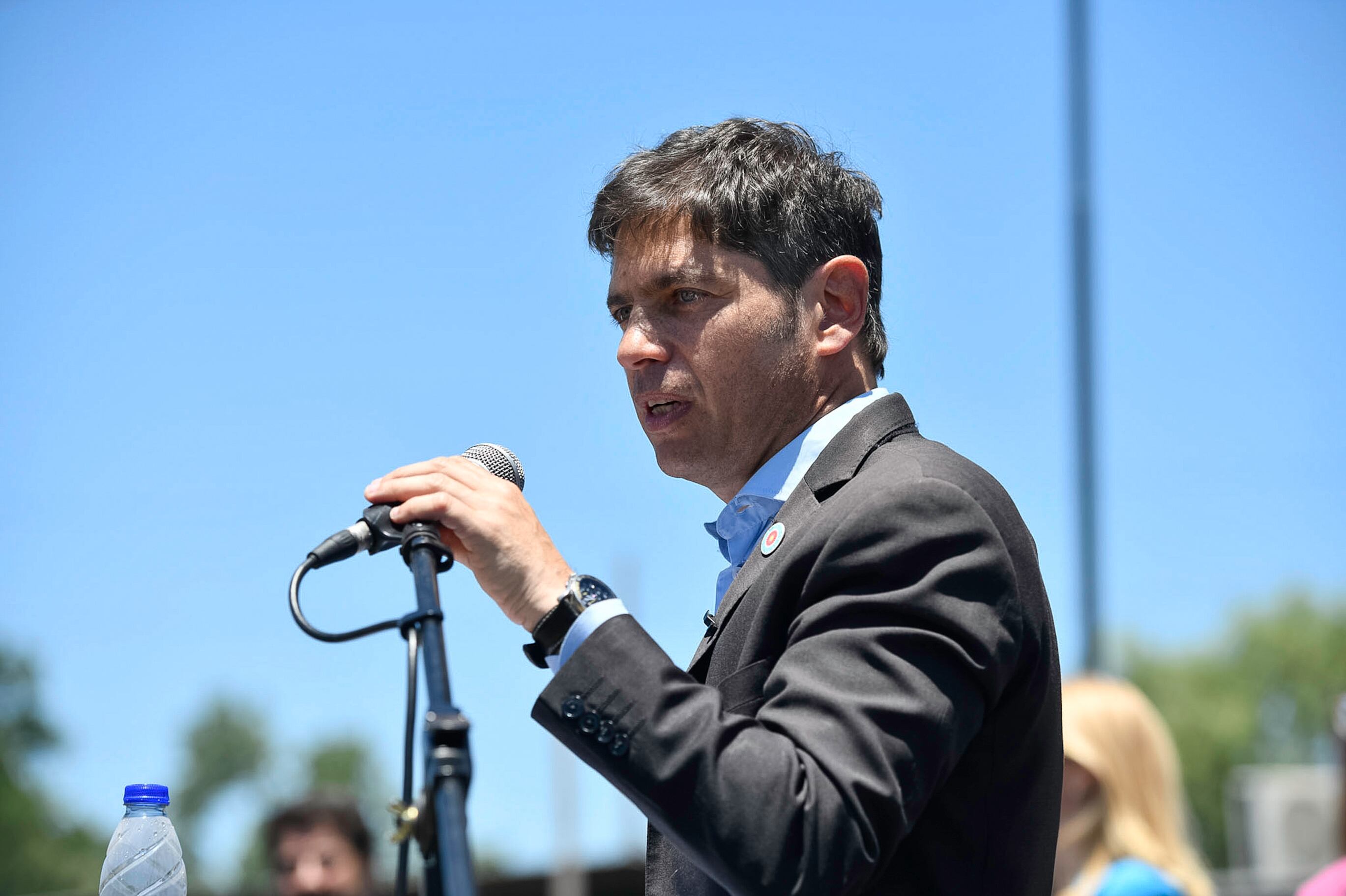 Axel Kicillof salió con los tapones de punta contra el gobierno nacional.