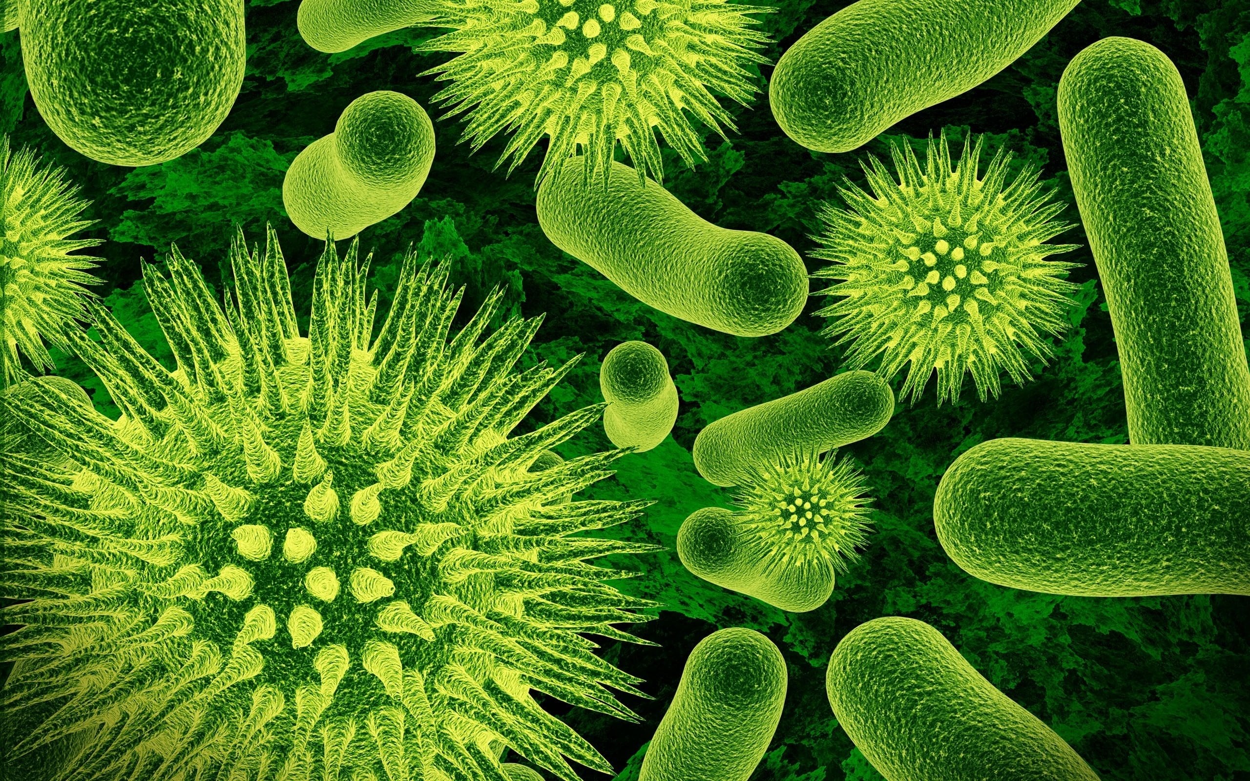 Virus y bacterias, la vida como materia que elige.