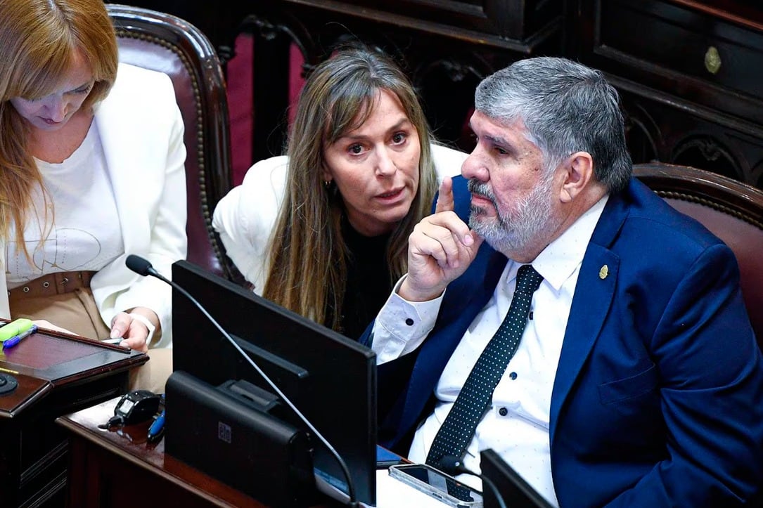 José Mayans y Juliana Di Tullio, senadores nacionales de Unión por la Patria.
