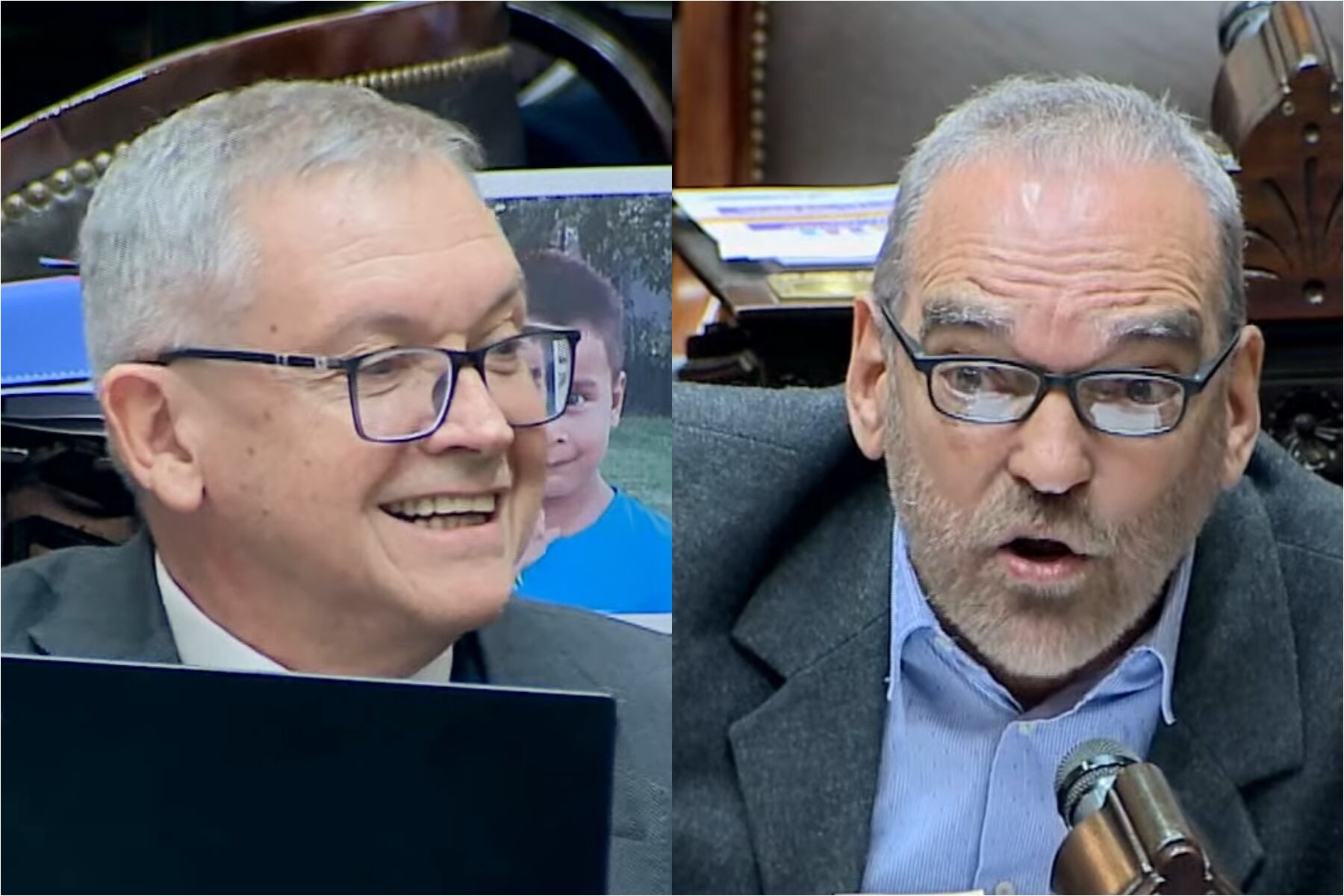 Duro cruce entre Pedrini e Iglesias: "Fernando, le doy la bienvenida a la democracia y a la libertad"