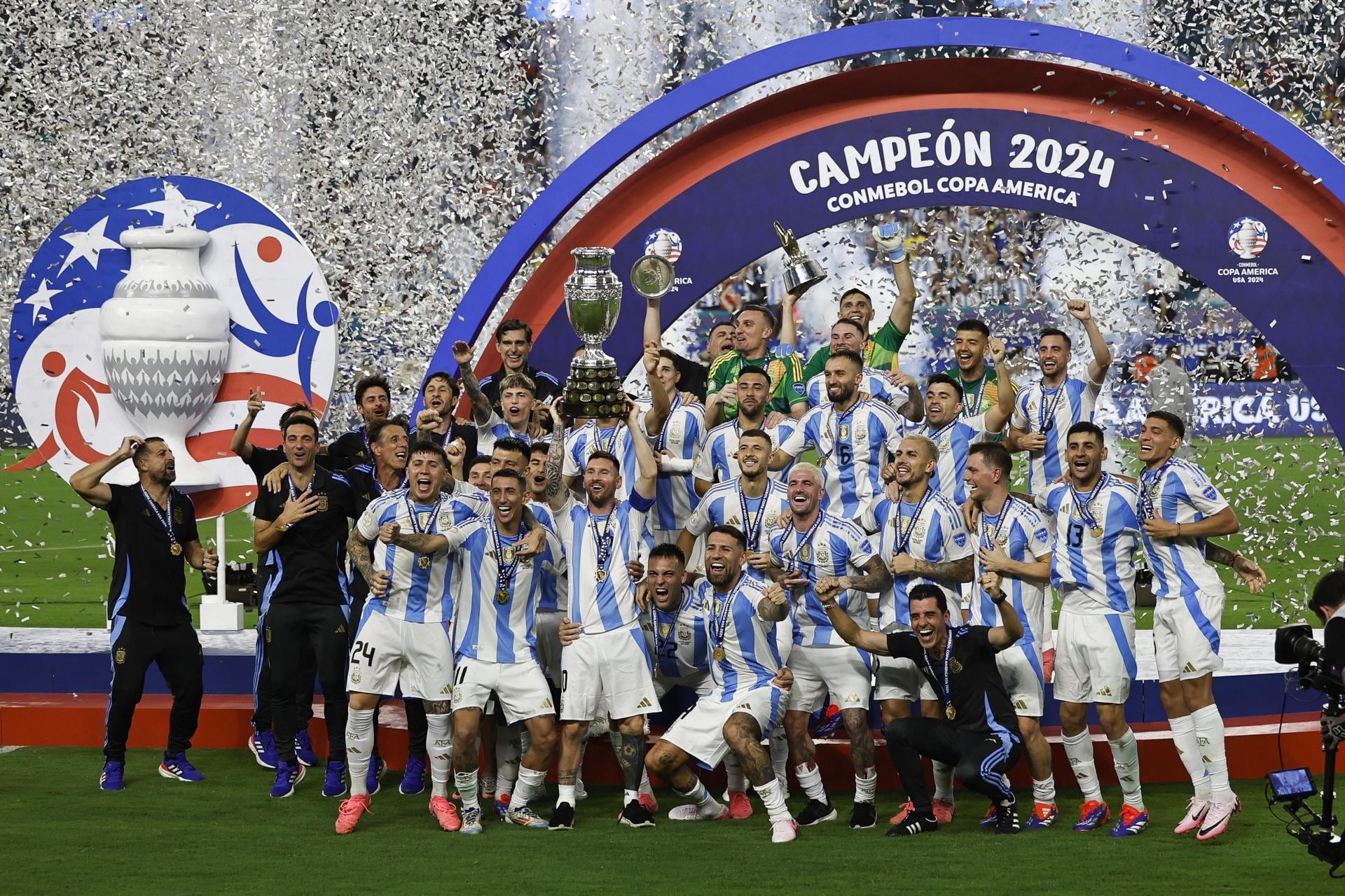 La Selección Argentina, campeona de la Copa América