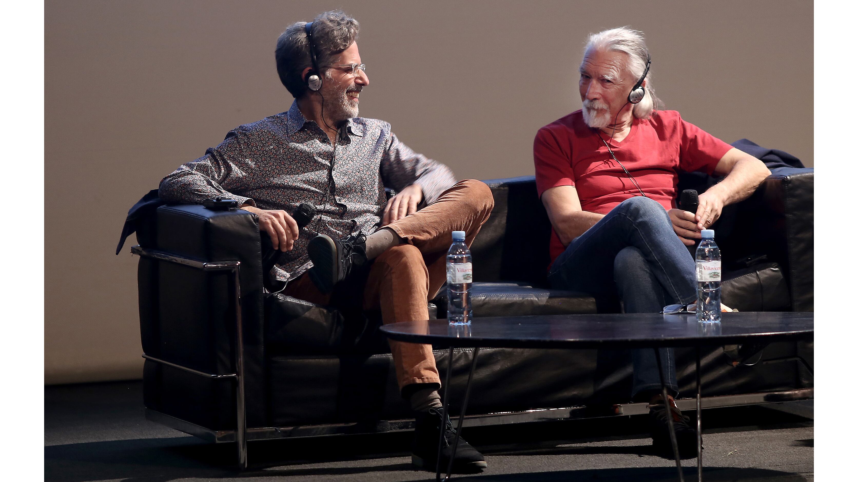 "Los dos juntos somos nefastos", bromearon Lethem y Harrison. 