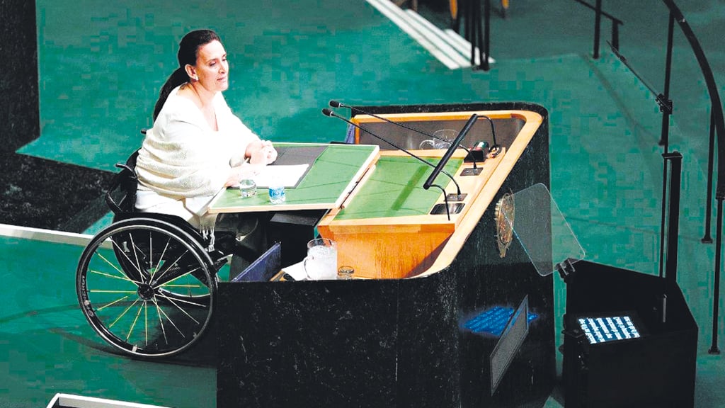 Michetti pidió rescatar “los atributos de lo femenino (...), la vocación por nutrir, cuidar”.