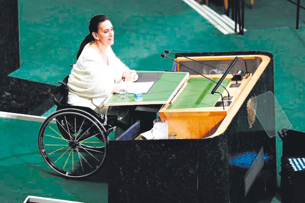 Michetti pidió rescatar “los atributos de lo femenino (...), la vocación por nutrir, cuidar”.