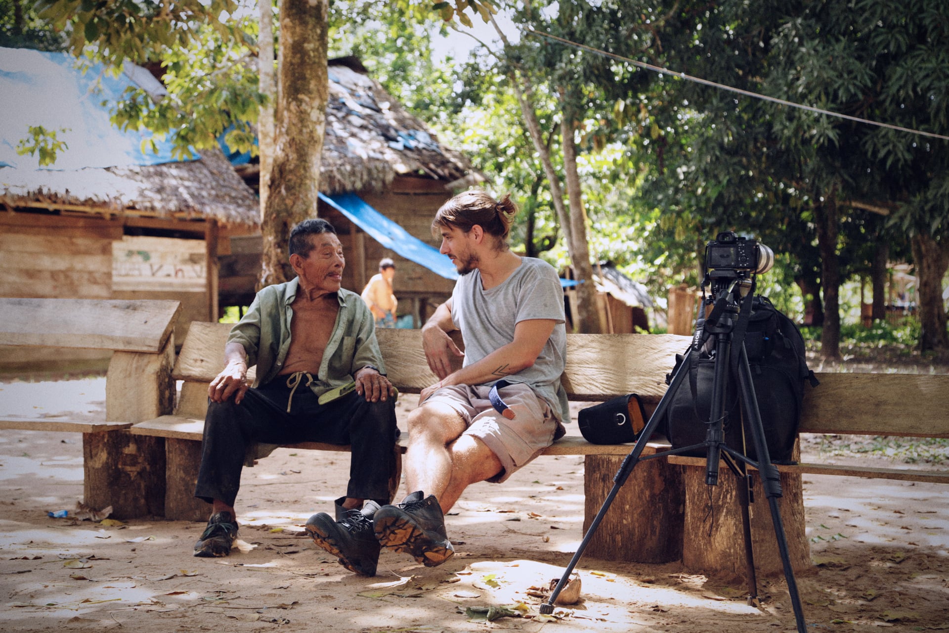 "Están conectados con otro tipo de tiempo, otro orden de las cosas", dice el director sobre la comunidad amazónica.