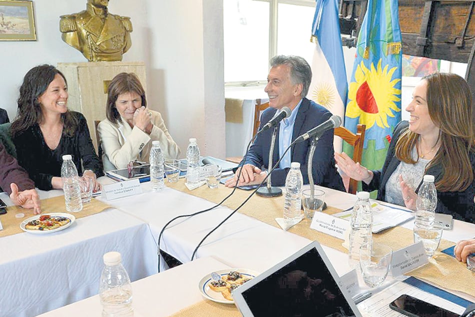 El presidente Macri se mostró junto a la gobernadora Vidal en Trenque Lauquen.