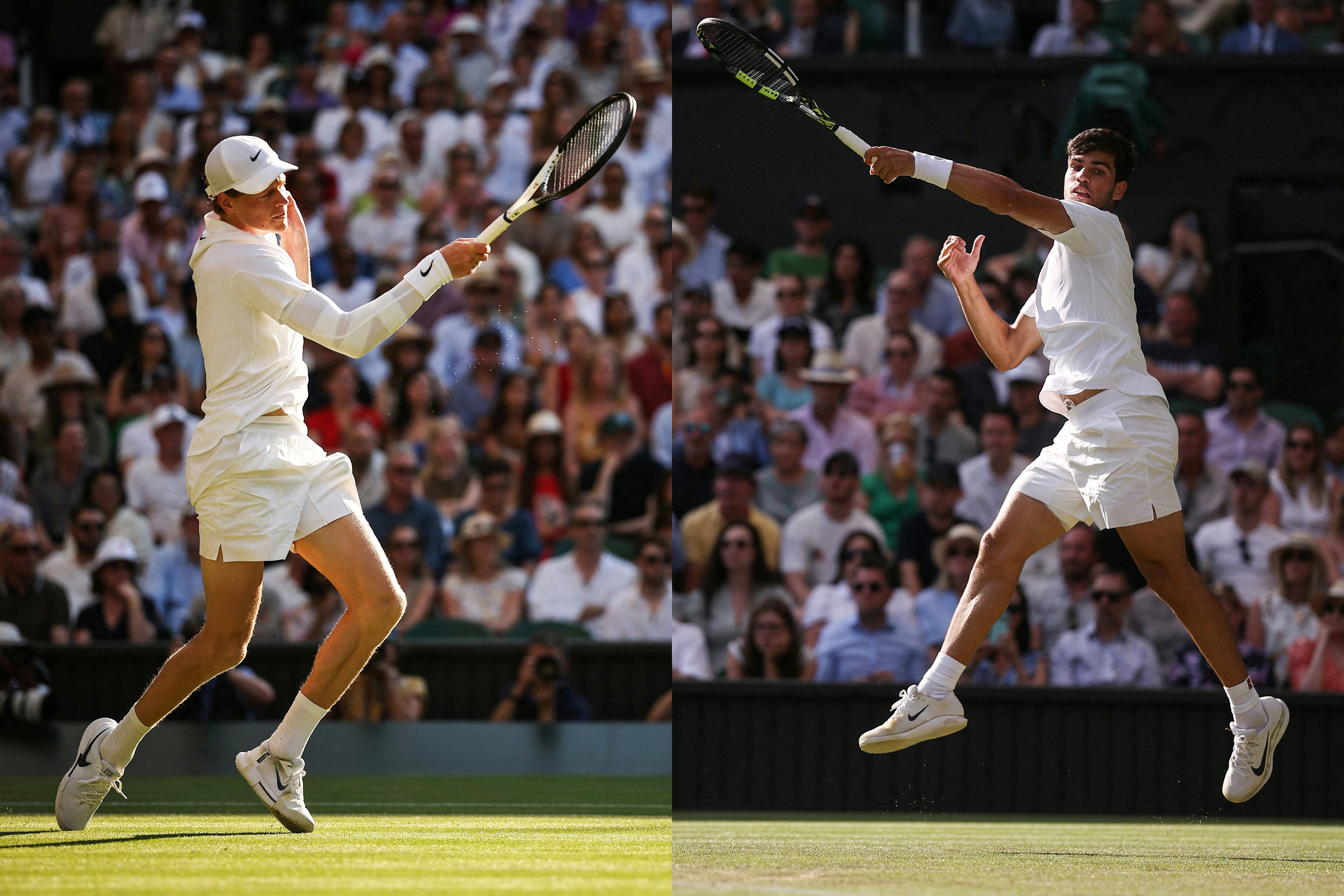 Sinner y Alcaraz, frente a frente como en Roland Garros.