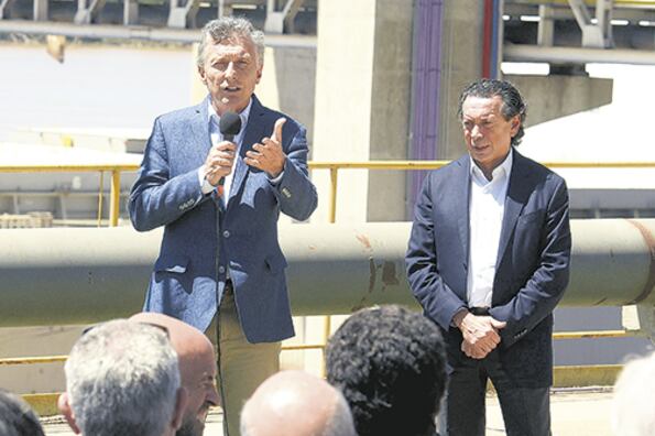 El presidente Macri hizo el anuncio en la sede de la empresa Renova, dedicada al procesamiento de soja.