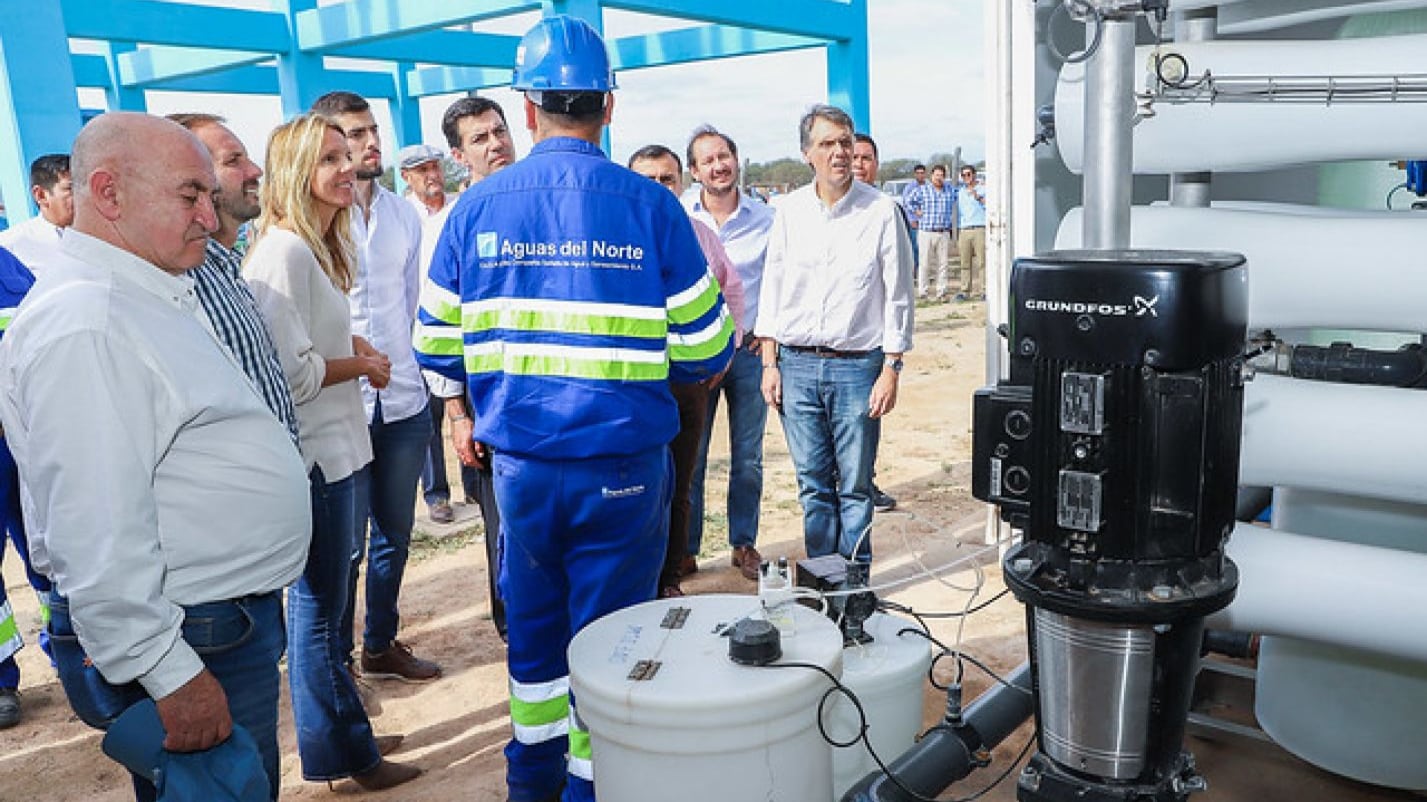 La planta potabilizadora inaugurada en junio de 2019
