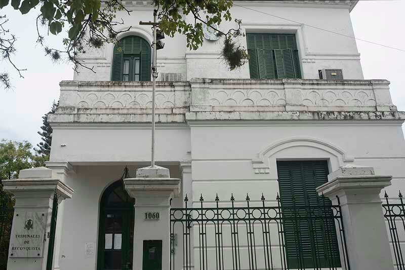 La sede de los tribunales federales de Reconquista.