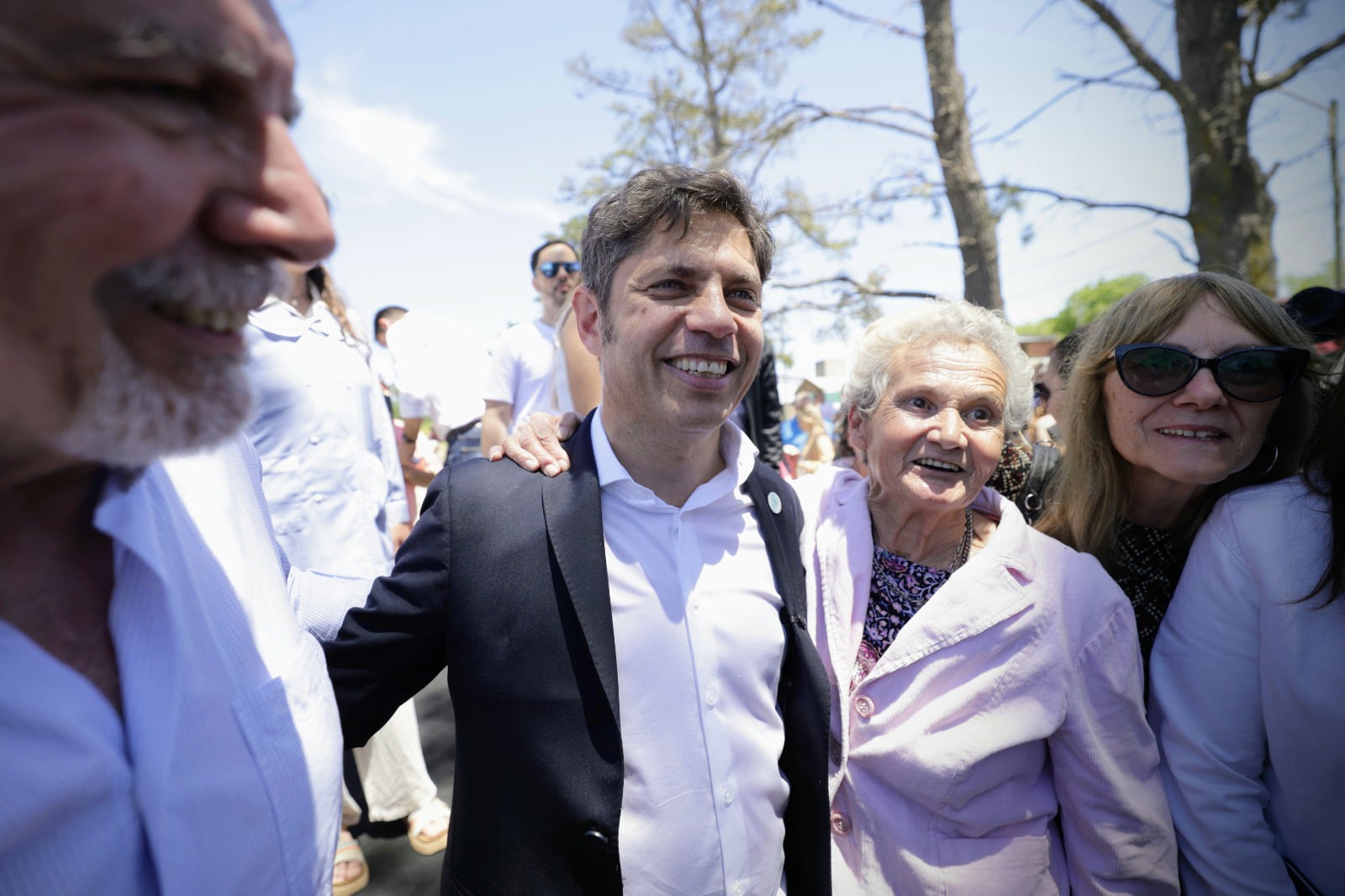 Kicillof ayer en Tandil. 