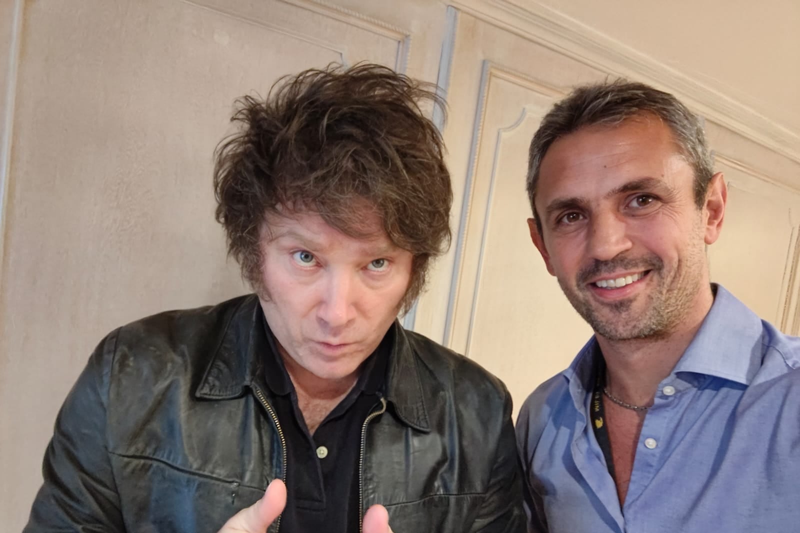 Javier Milei y Martín Menem.