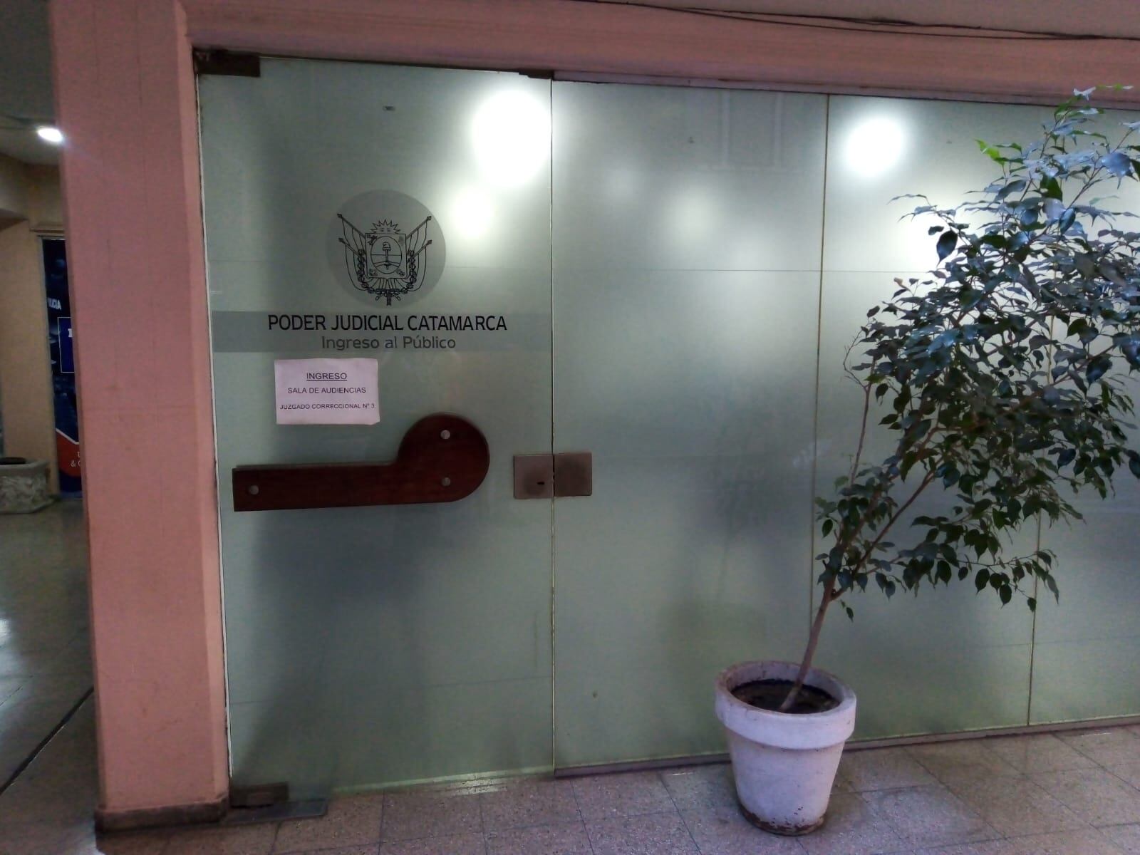 La audiencia se desarrolló a puertas cerradas.