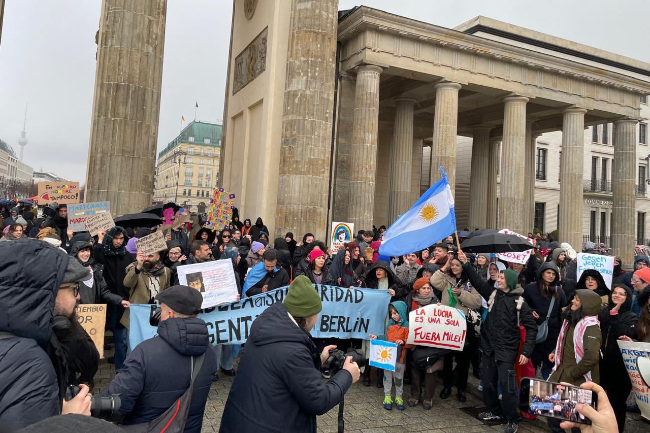 Berlín, una de las ciudades europeas que apoyó la movilización convocada el colectivo LGTBI+
