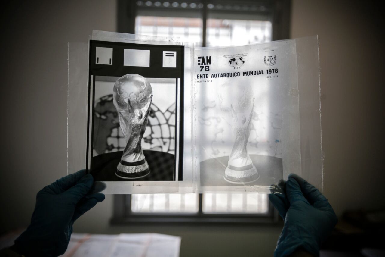 La Copa del Mundo de 1978 entre los archivos que se encontraron.