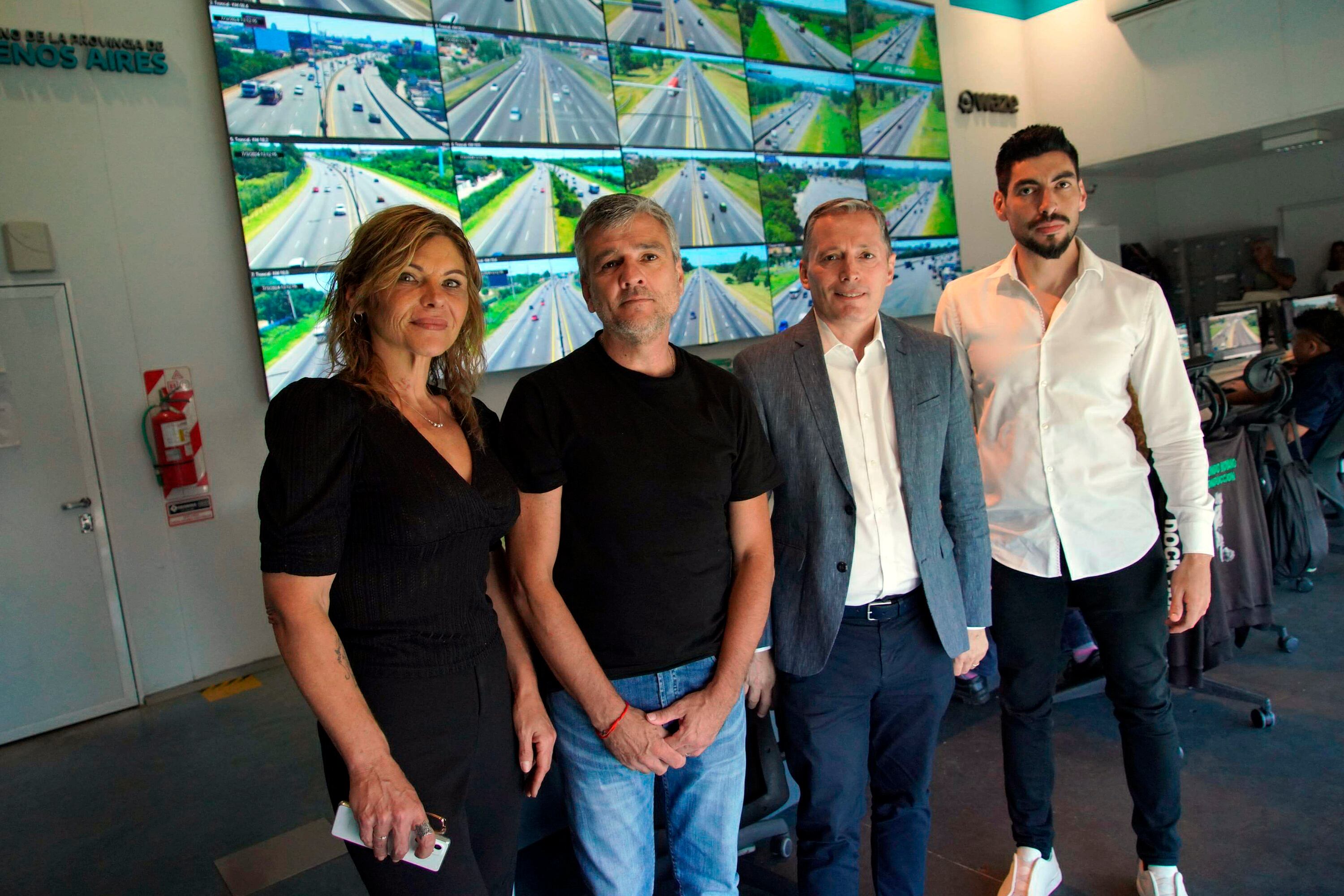 De izquierda a derecha, Florencia Cañabate, Juan Zabaleta, Fernando Gray y Facundo Moyano.