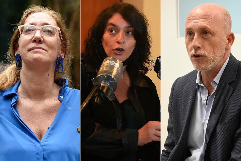 Abogadas querellantes Nadia Schujman y Gabriela Durruty, y fiscal Adolfo Villatte.