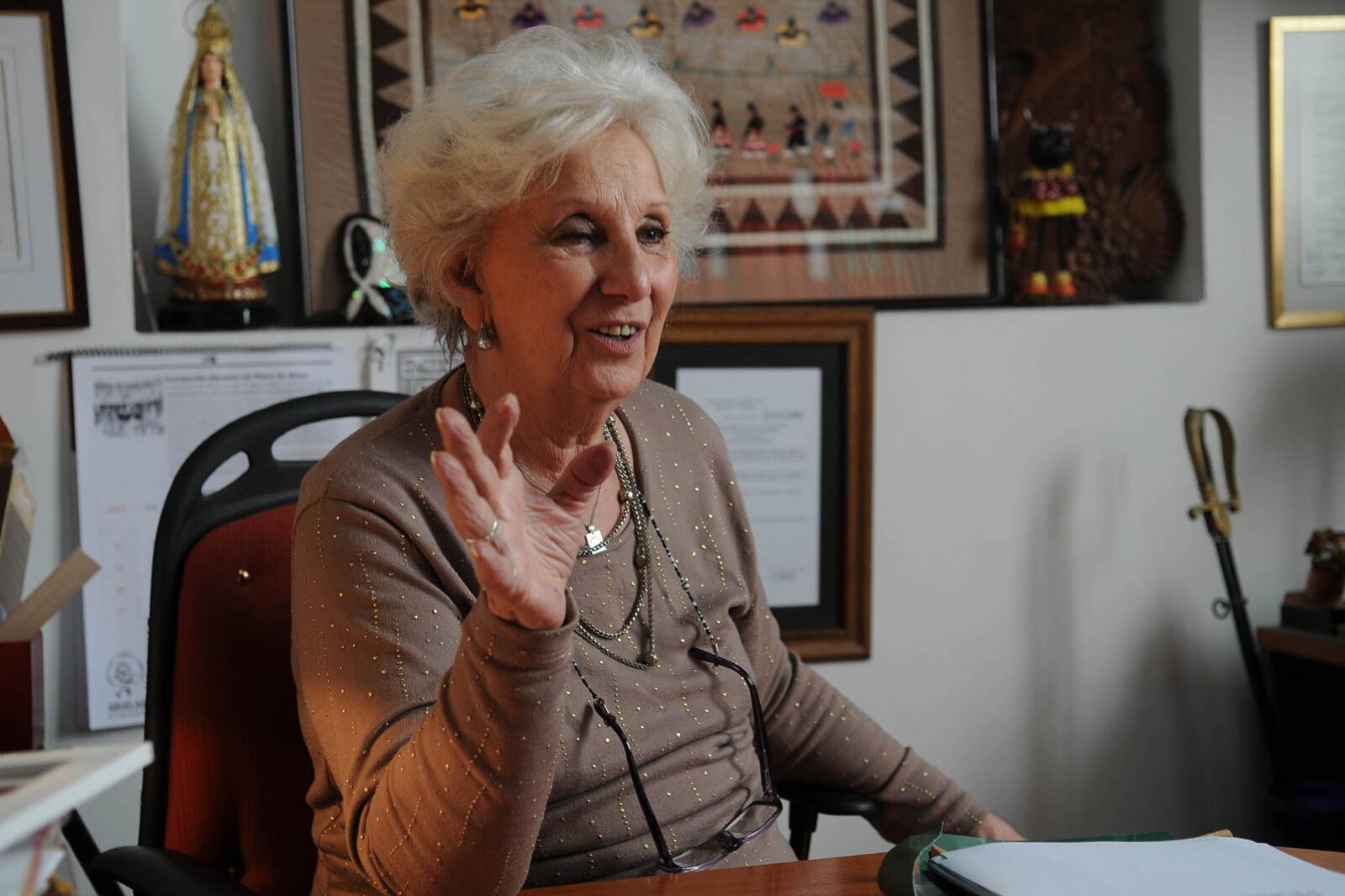 Estela Carlotto hace un fuerte llamado a la unidad entre quienes quieren mantener los valores democráticos.