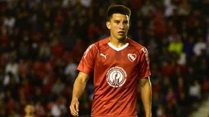 El ecuatoriano Gaibor, cuando aún militaba en el Rojo de Avellaneda