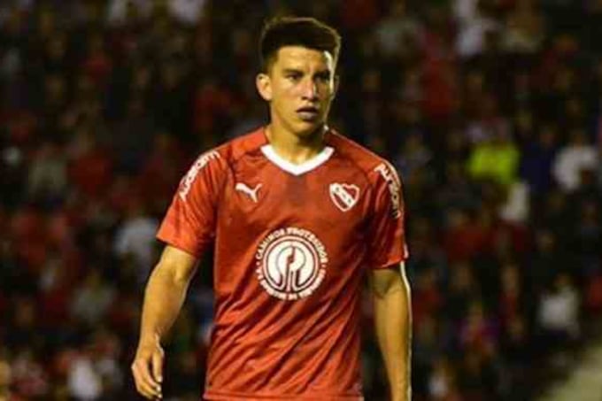 El ecuatoriano Gaibor, cuando aún militaba en el Rojo de Avellaneda