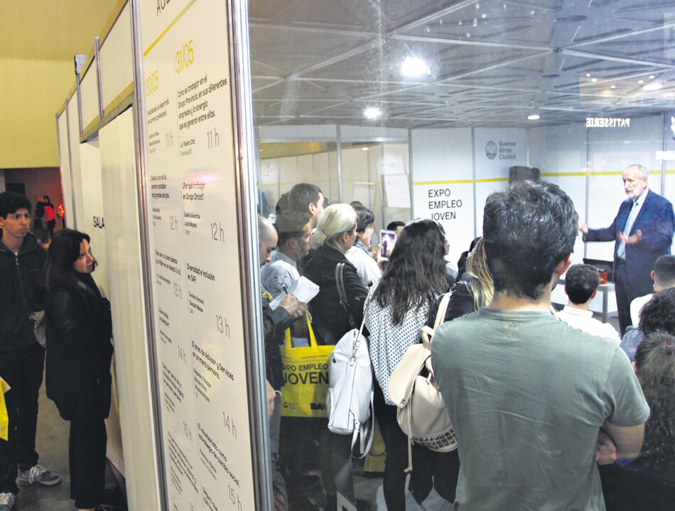 La demanda de puestos de trabajo quedó evidenciada la semana pasada en la Expo-Empleo Joven.