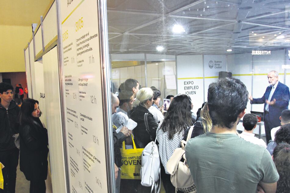 La demanda de puestos de trabajo quedó evidenciada la semana pasada en la Expo-Empleo Joven.