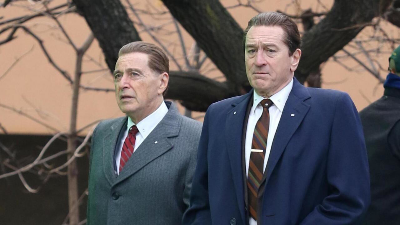 Al Pacino y De Niro en The Irishman, que llega a Netflix en el segundo semestre.
