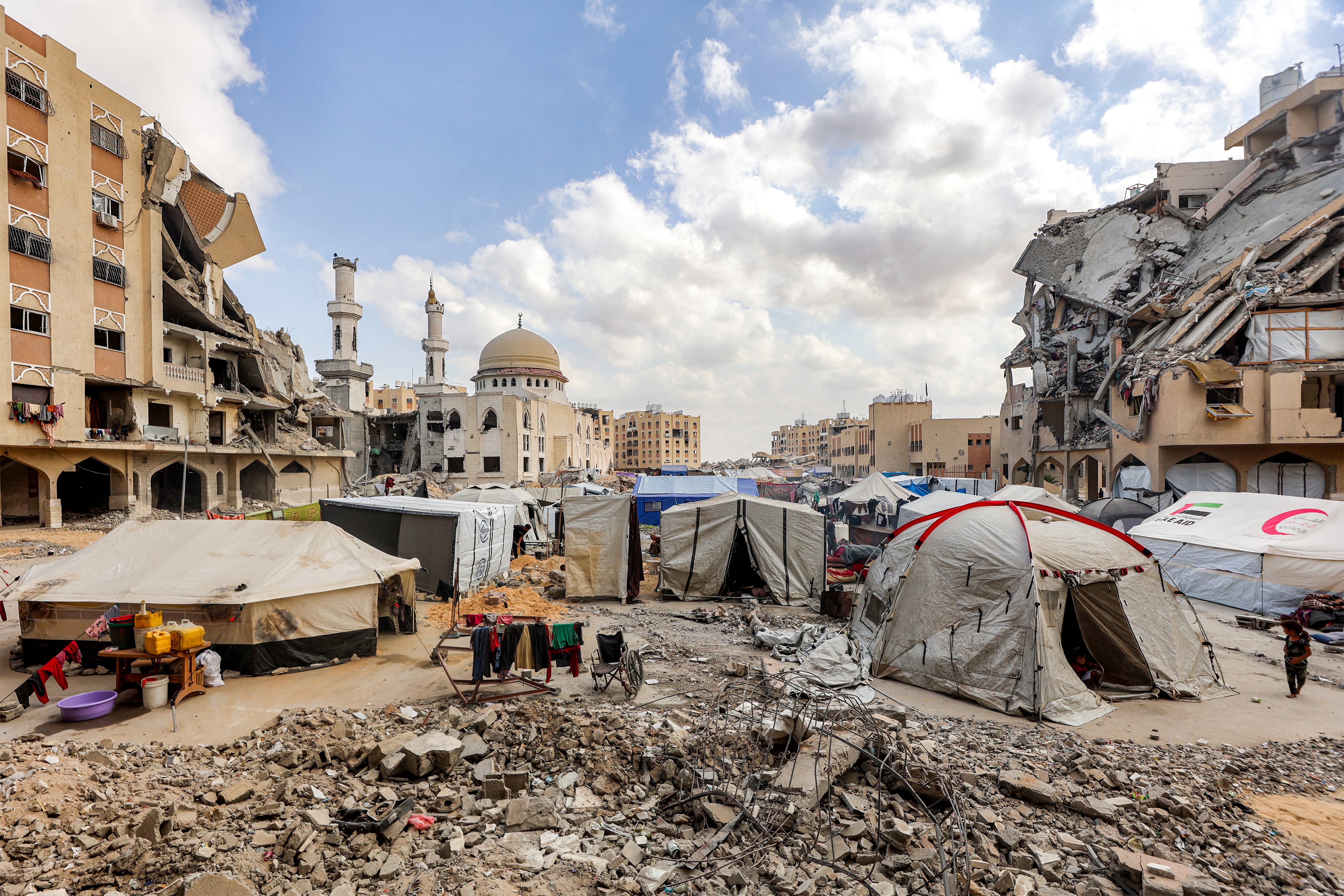 En las últimas semanas, el ejército israelí lanzó un intenso ataque aéreo y terrestre contra la Franja de Gaza