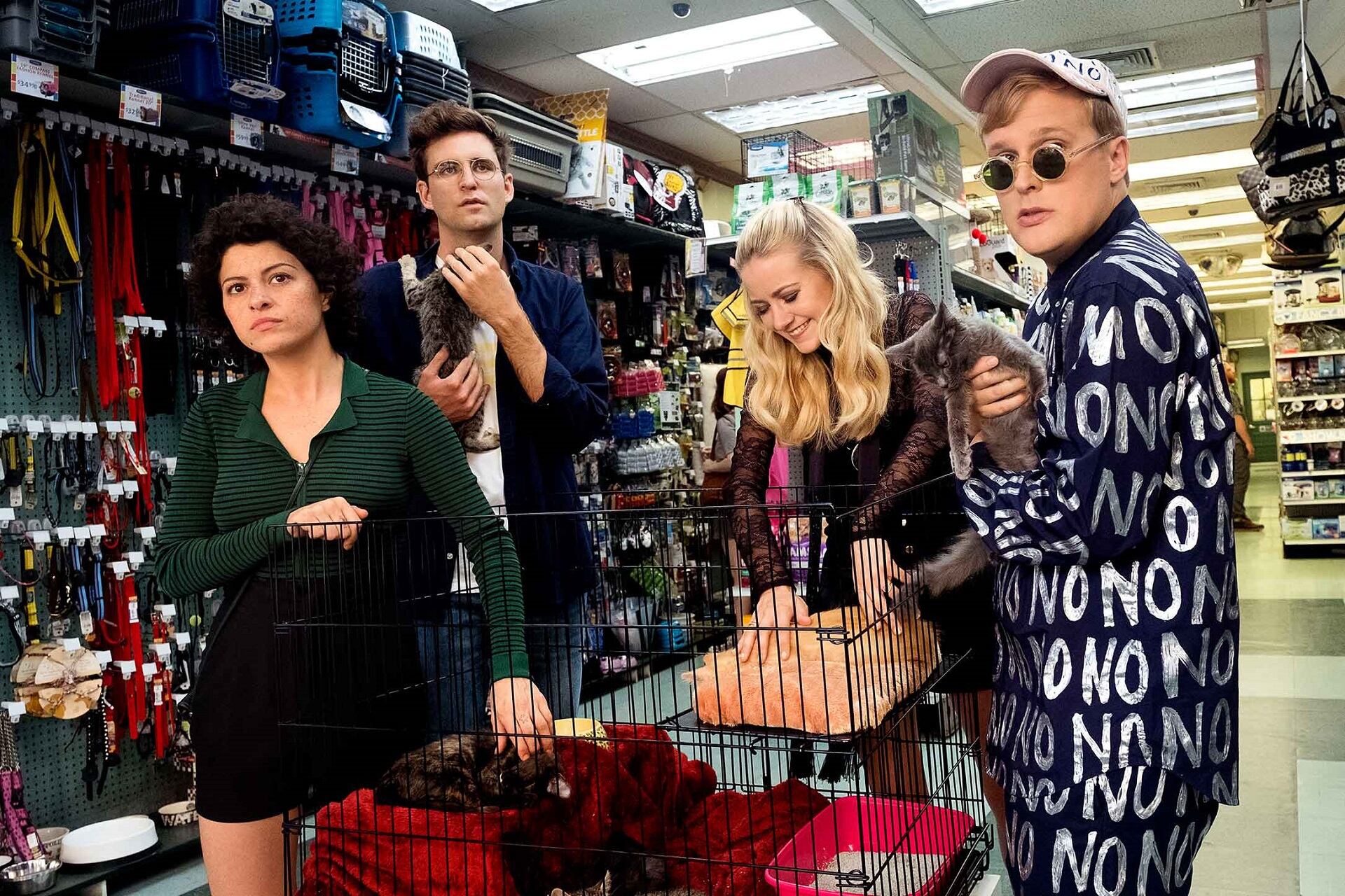 Search Party combina comedia, misterio y frescura juvenil, con un plantel mezcla de banda pop y Scooby Doo modelo 2020.